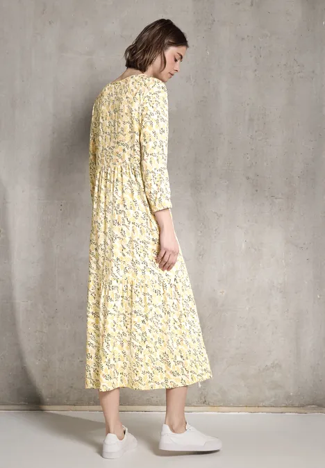 Volant Kleid blend yellow