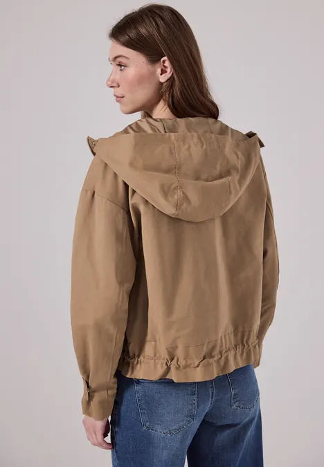 Parka mit Kapuze creamy brown