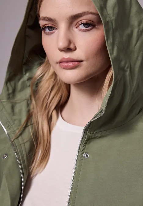 Parka mit Kapuze summer khaki