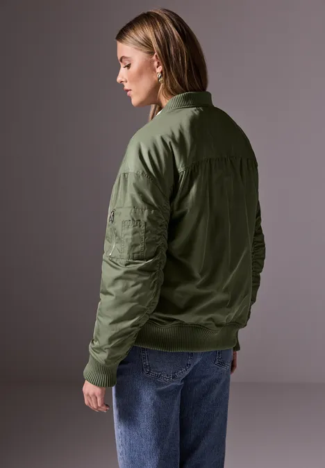 Schimmernder Blouson summer khaki