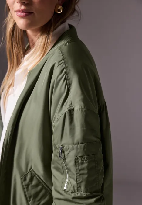 Schimmernder Blouson summer khaki