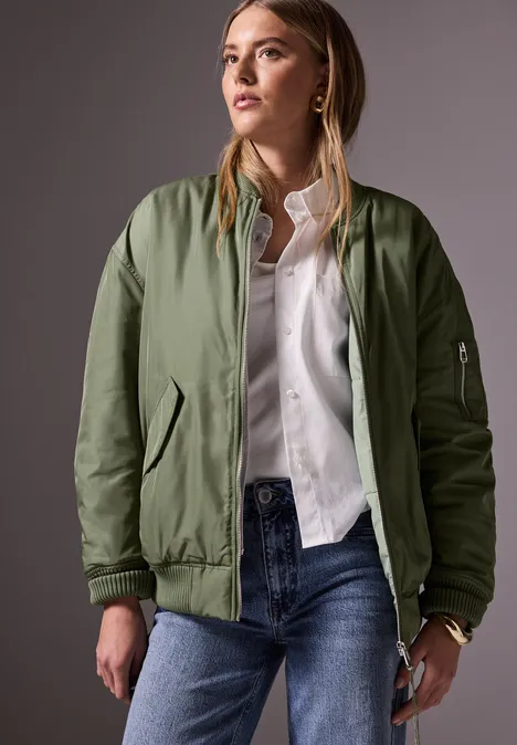 Schimmernder Blouson summer khaki
