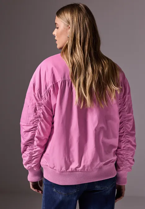Schimmernder Blouson foxy pink