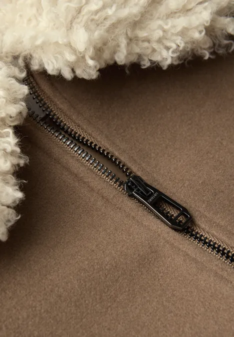 Jacke in Woll-Optik COOKIE BROWN