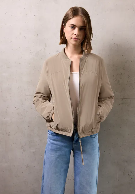 Gevoerde blouson reef sand