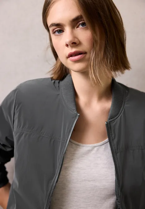 Gevoerde blouson shore grey