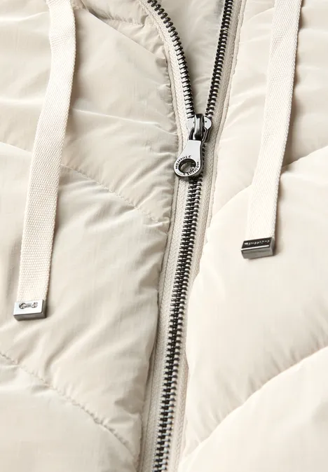 Jacke mit Wellen-Steppung Lunar Stone