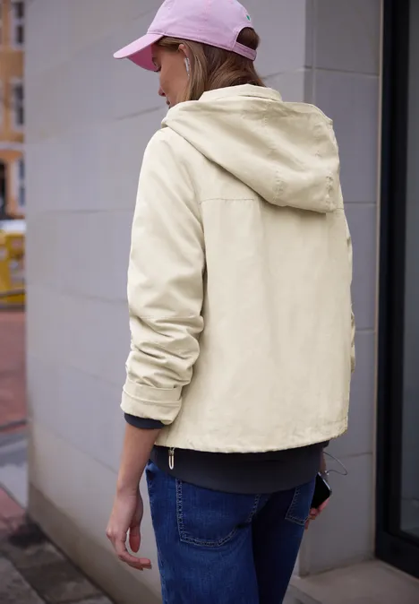 Hoodie Parka powder beige