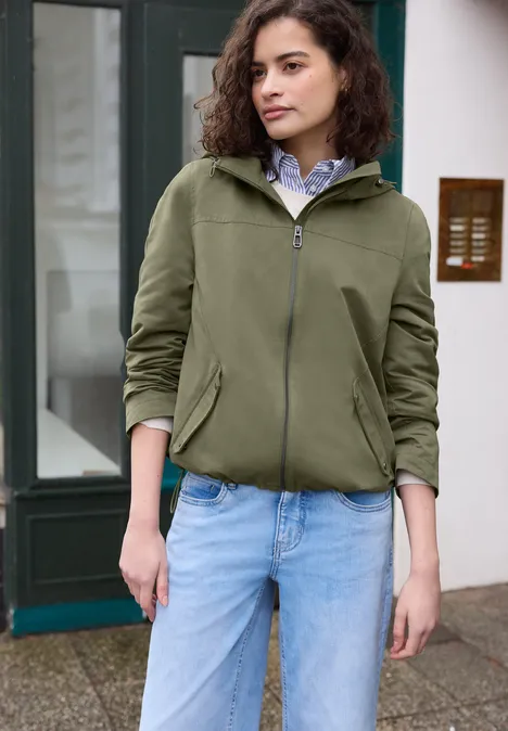 Parka à capuche Lichen Green