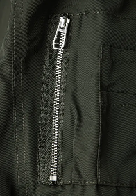 Oversized Blouson oil green