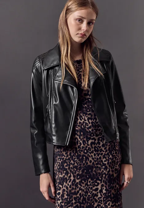 Bikerjacke Black