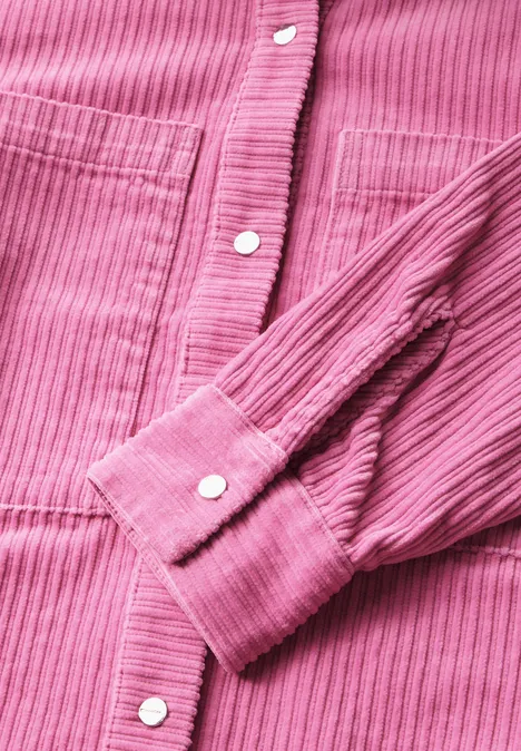 Cord Overshirt foxy pink
