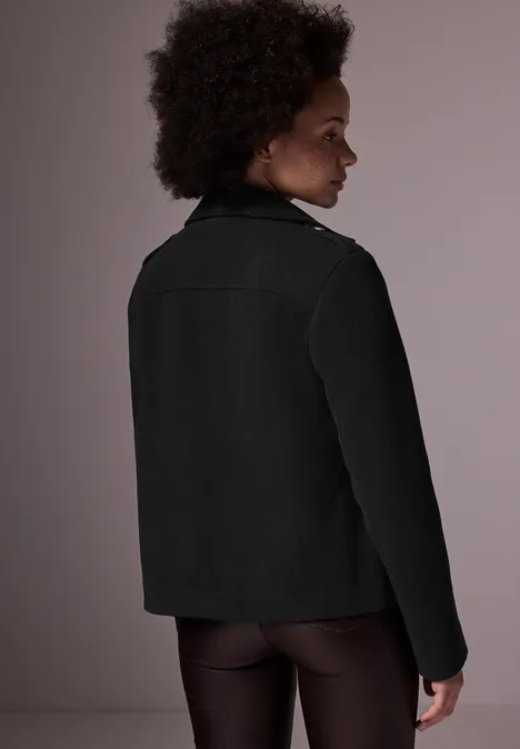 Kurze Jacke Black