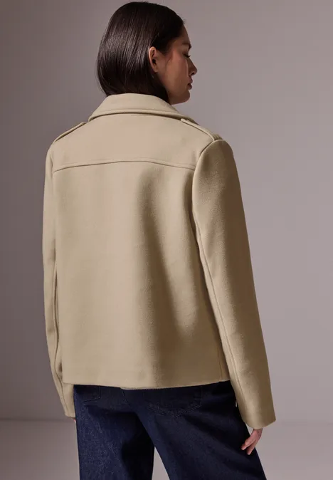 Kurze Jacke rich sand