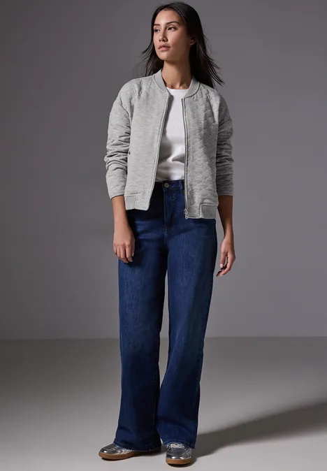 Sweat-Blouson saltwater grey melange