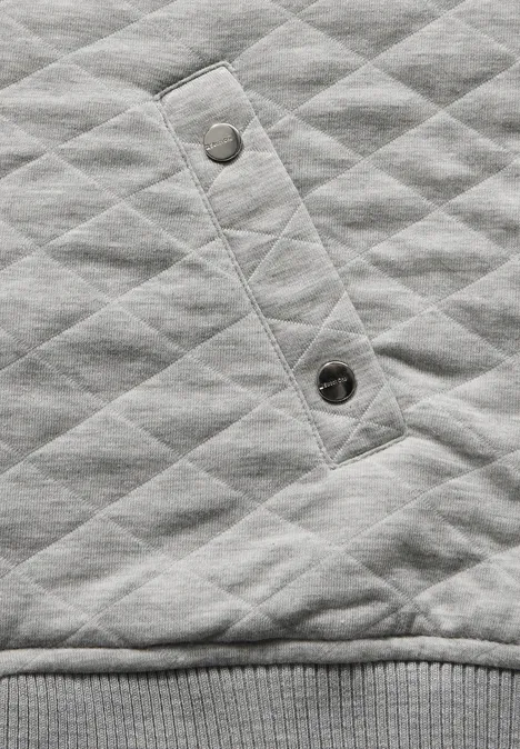 Sweat-Blouson saltwater grey melange