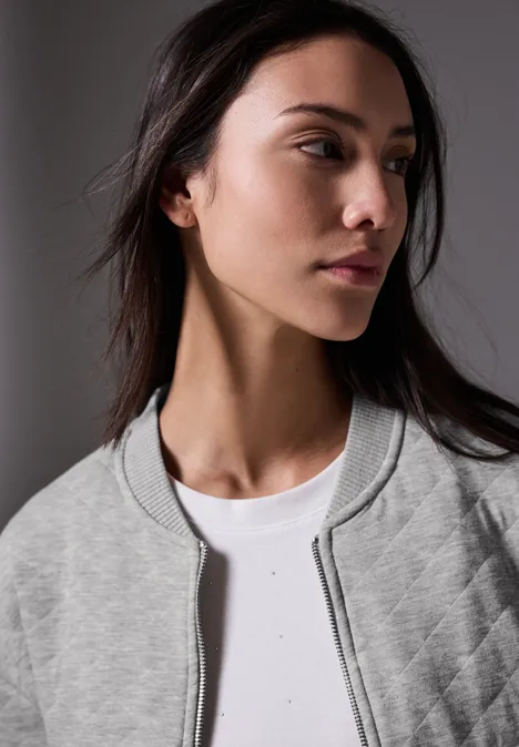 Sweat-Blouson saltwater grey melange