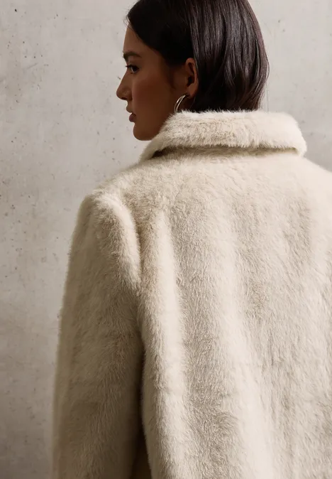 Fake Fur Overshirt savannah sand