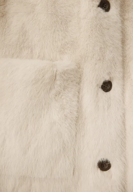 Fake Fur Overshirt savannah sand