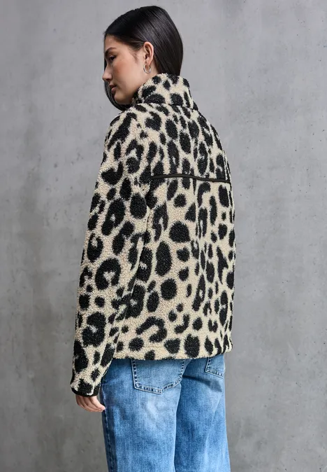 Leo Teddy-Jacke morn beige