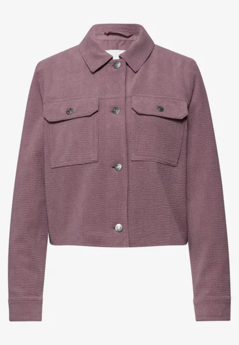 Overshirt in Unifarbe hazy rose Overshirt in Unifarbe hazy rose