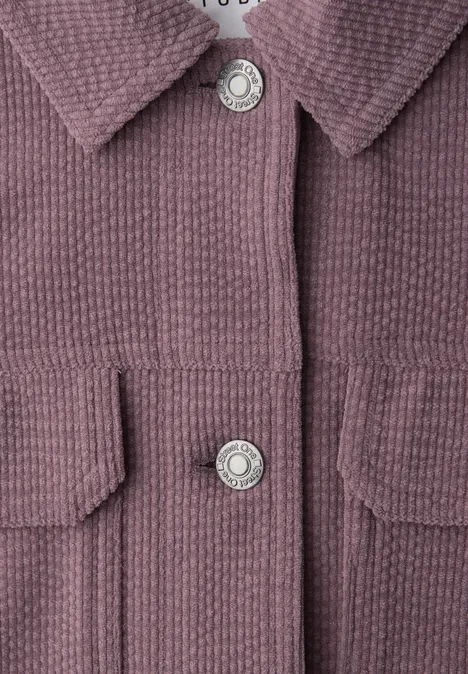 Overshirt in Unifarbe hazy rose Overshirt in Unifarbe hazy rose