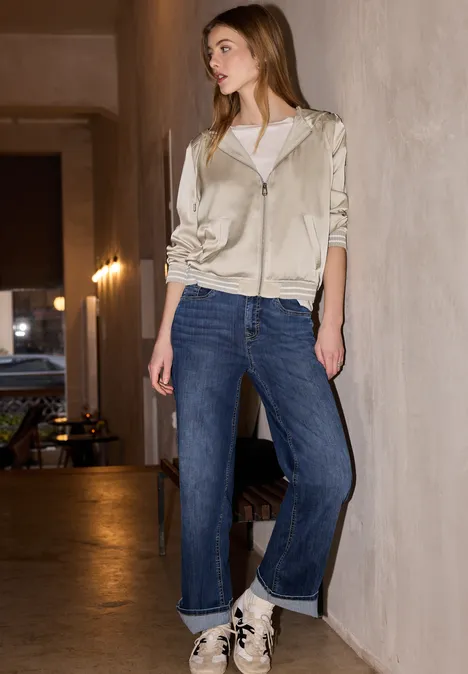 Hoodie blouson stone sand