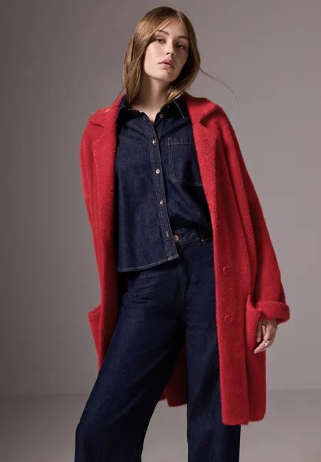Oversized Cardigan urban red