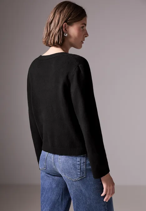 Basic Cardigan Black
