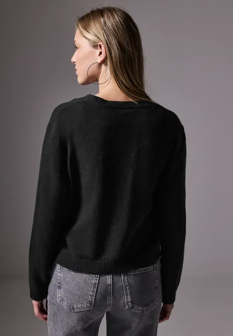 Kuscheliger Cardigan Black