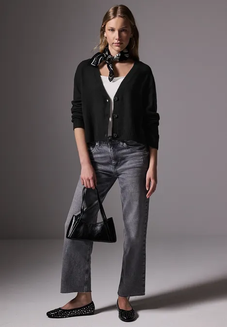 Kuscheliger Cardigan Black