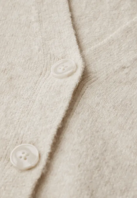 Kuscheliger Cardigan cloud cream mel.