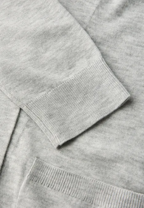 Offener Cardigan heather grey mel.