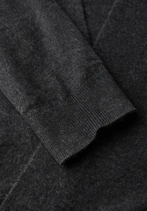 Offener Cardigan industrial grey mel.