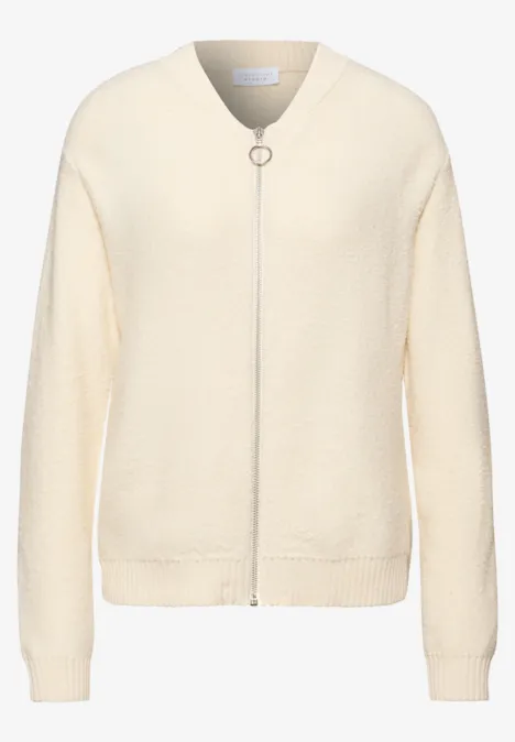 Cosy Bouclé Cardigan soft beige
