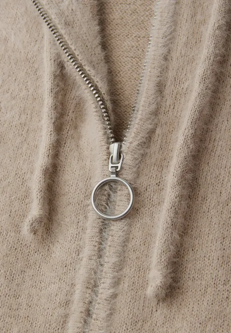 Miękka kamizelka buffed beige