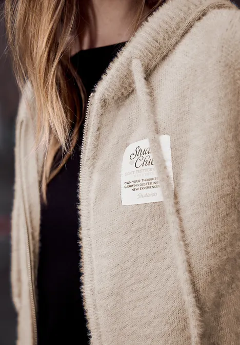 Miękka kamizelka buffed beige