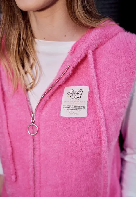 Weiche Weste blazing berry mel.