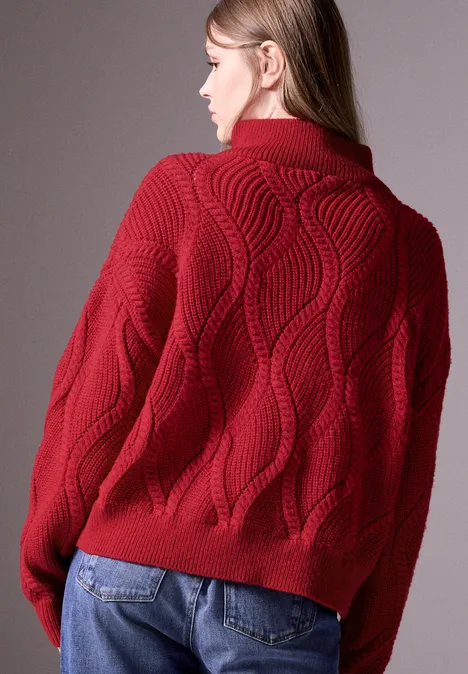 Chunky Sweater urban red