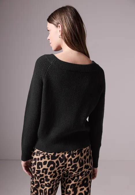 Strickpullover Black