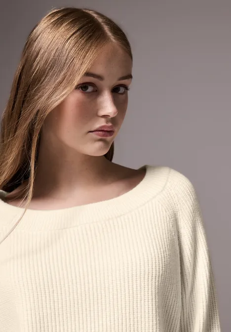 Strickpullover lucid white