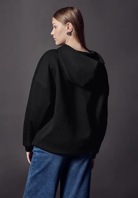 Sweat à capuche surdimensionné Black