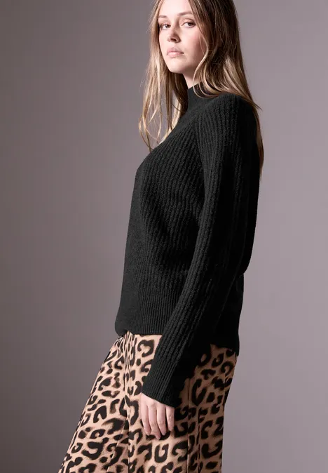 Strickpullover Black