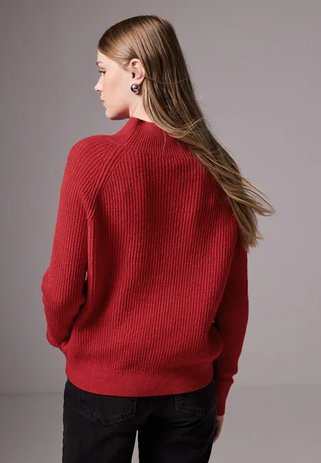 Pull en maille urban red