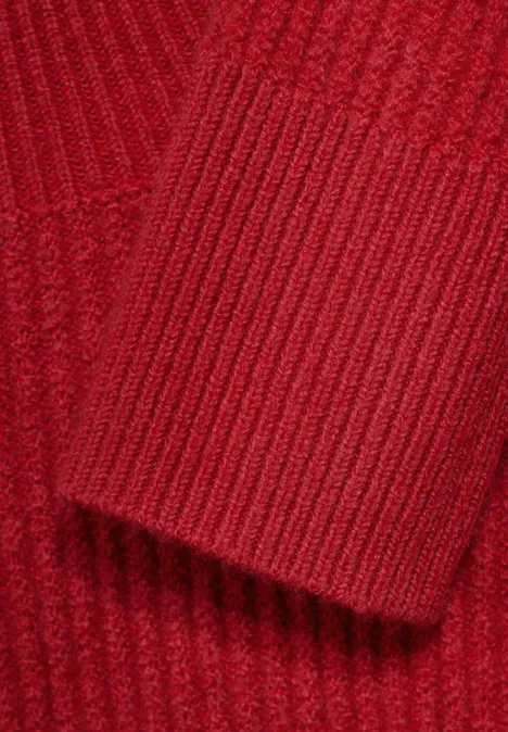Pull en maille urban red