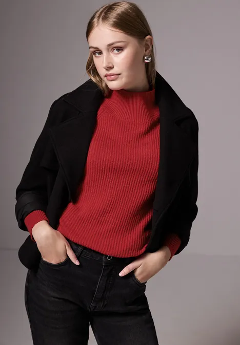 Pull en maille urban red