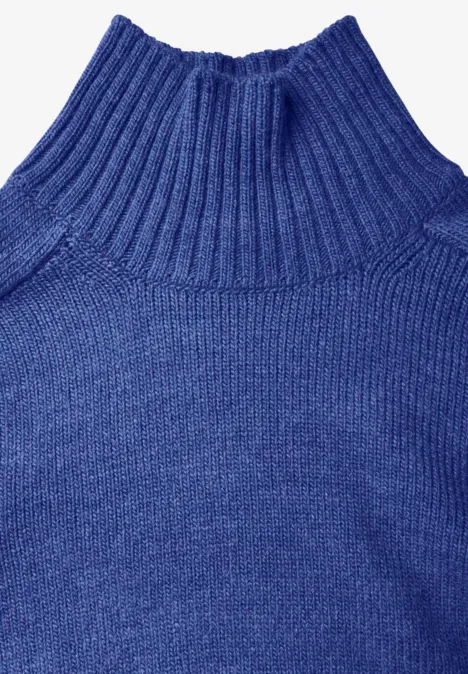 Pull à col tourbillon force blue mel.