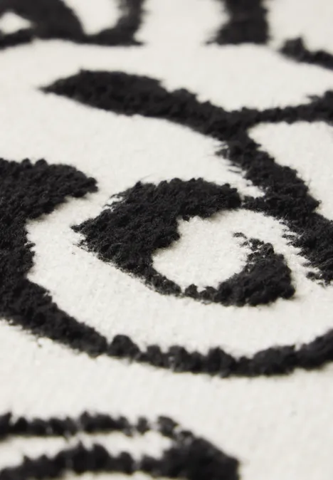 Sweat avec wording lucid white