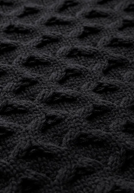 Pullover mit Struktur Black