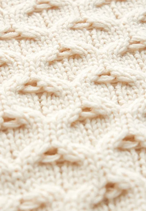 Pullover mit Struktur soft beige